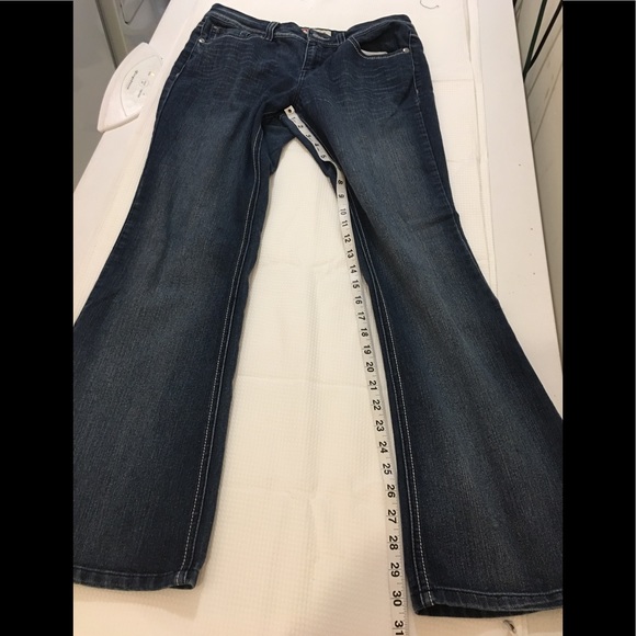 lei sophia hipster flare jeans size 11